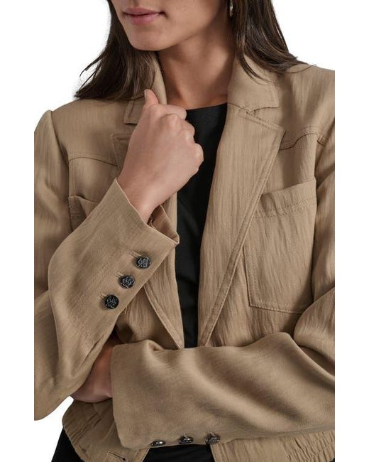 DKNY Black Crop Blazer