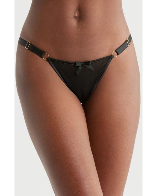 Kilo Brava Black Underwire Chemise & G-String Set