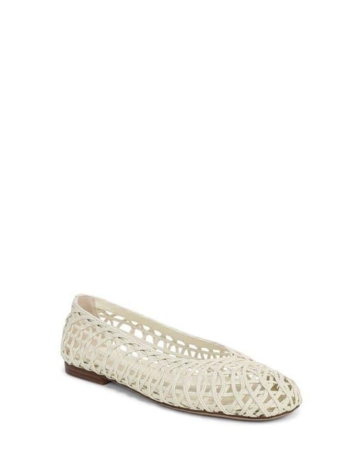 Franco Sarto White Amalia Flat