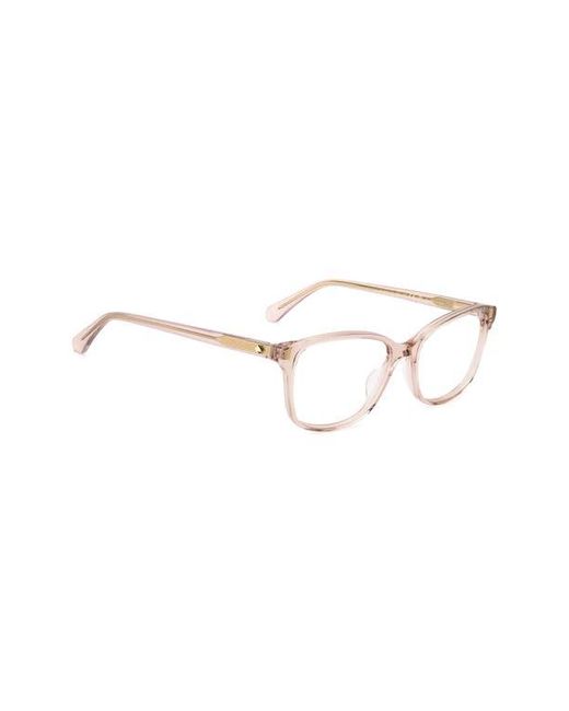 Kate Spade Pink Reilly 55Mm Rectangular Reading Glasses