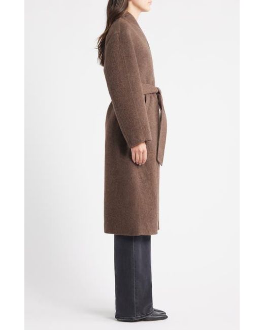 Rails Brown Roland Tie Waist Wool Blend Coat