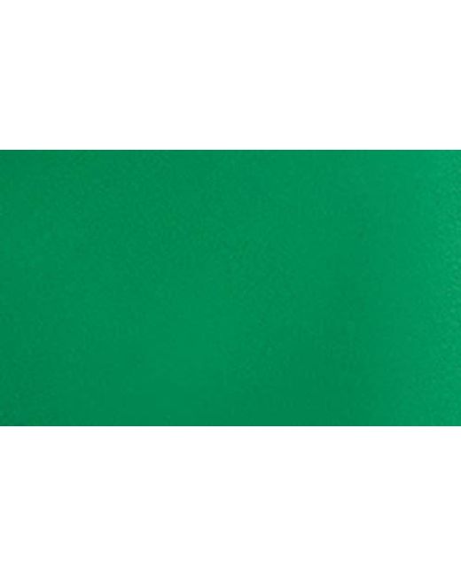 Tadashi Shoji Green V-Back Crepe Gown