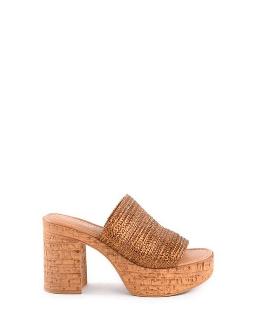 Seychelles Brown Applause Platform Sandal