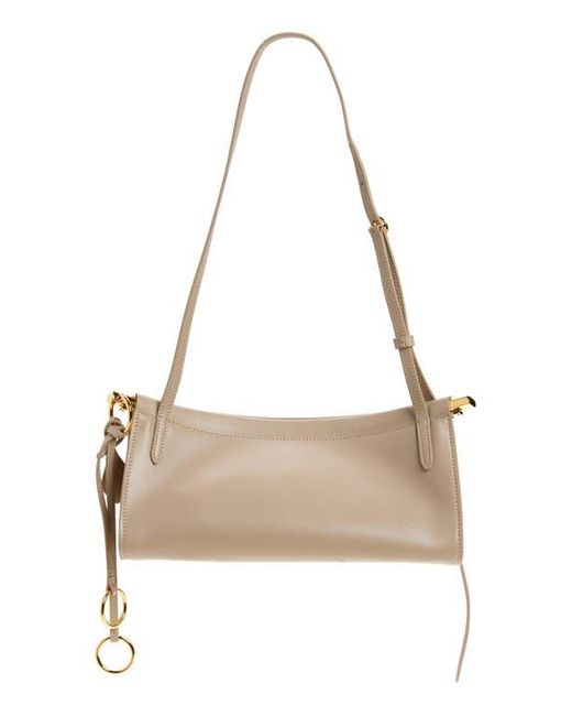 Alaïa Metallic Small Le Click East/West Leather Shoulder Bag
