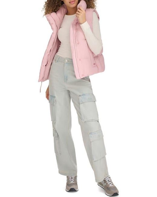 Levi's Pink Cloud Puff Puffer Vest