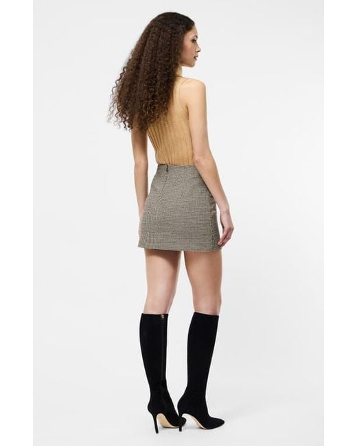 French Connection Multicolor Rib Turtleneck Sleeveless Sweater