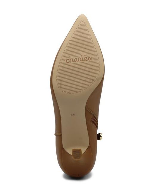 Charles David Brown Abe Pointed Toe Bootie