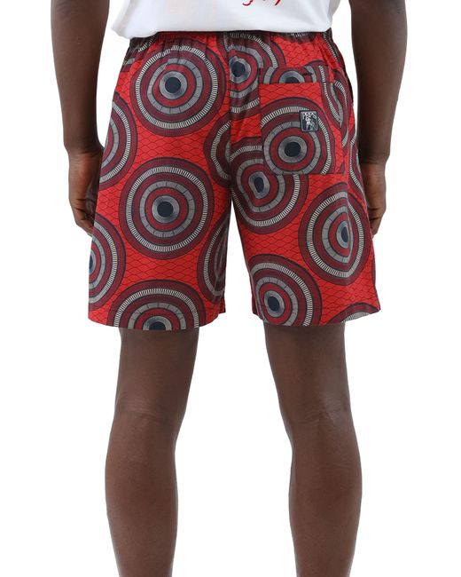 PRPS X Soul Mellow Drawstring Shorts in Red for Men | Lyst