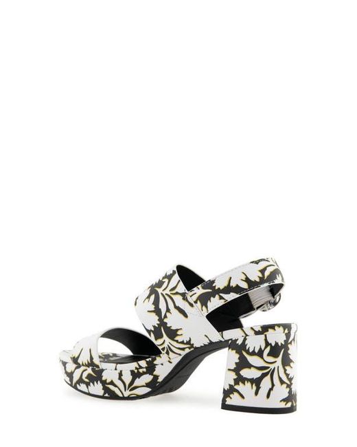 Aerosoles White Camera Platform Sandal