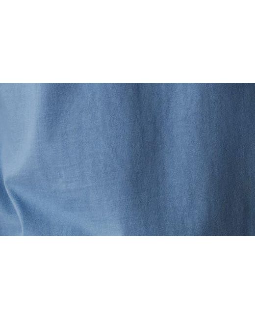 The Normal Brand Blue Lennox Cotton Ringer T-shirt for men