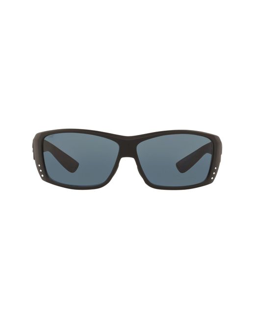 Costa Del Mar Multicolor 61mm Polarized Rectangle Sunglasses for men