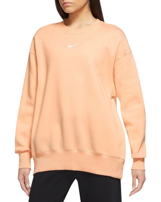 Nike Sportswear Phoenix Sweatshirt in Natural | Lyst