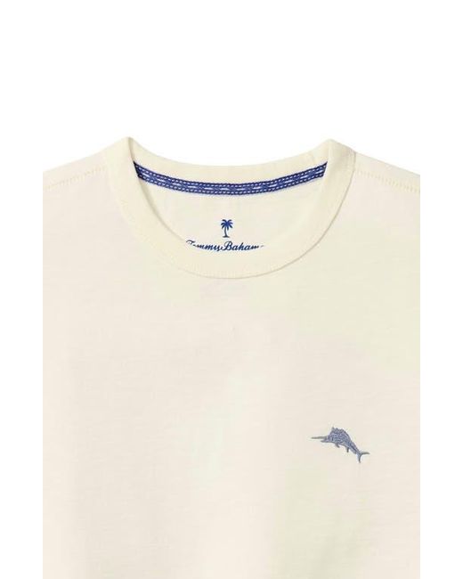 Tommy Bahama Natural Monstera Blues Lux Cotton Graphic T-Shirt for men