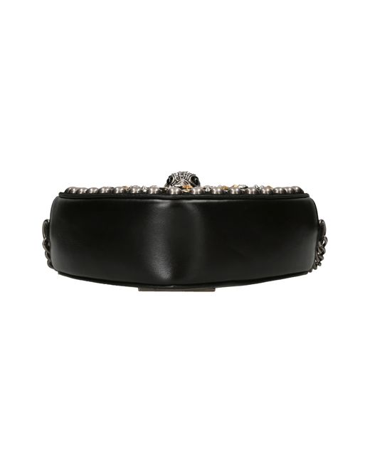 Kurt Geiger Kensington Studded Leather Heart Crossbody Bag in Black Lyst