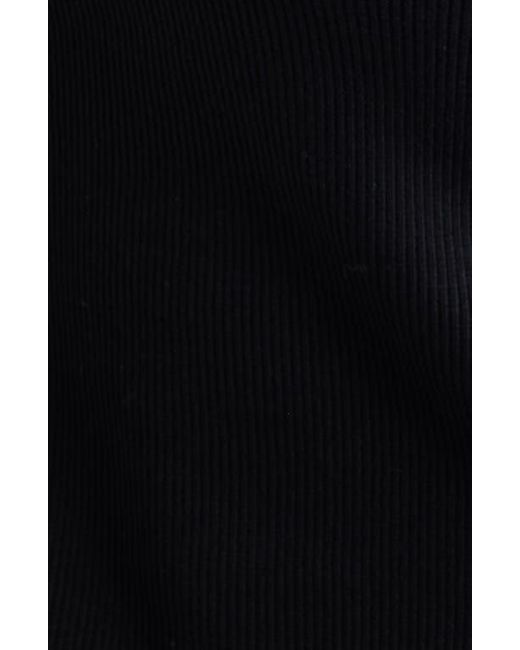 Open Edit Blue Rib Racerback Camisole