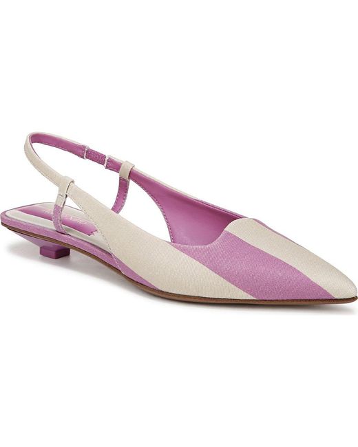 Franco Sarto Purple Palmira Slingback Pointed Toe Pump