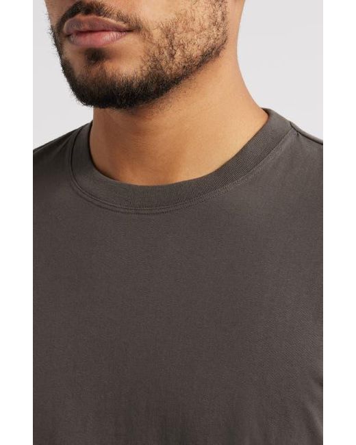 FRAME Gray Logo Cotton T-Shirt for men