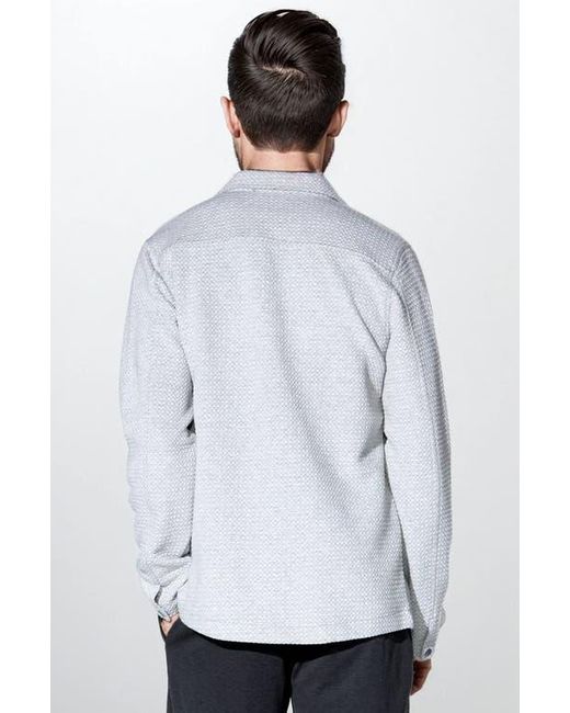 Ledger & Ford White Quilted Arcadia Jacket for men
