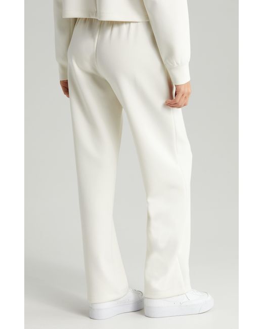 Zella White Luxe Wide Leg Pocket Pants