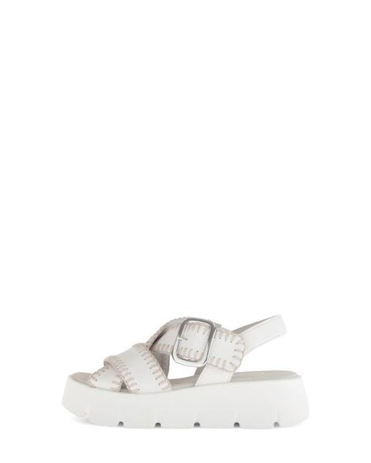 Gabor Metallic Platform Wedge Sandal