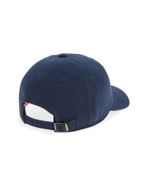 American Needle Blue Caviar Embroidered Cotton Baseball Cap