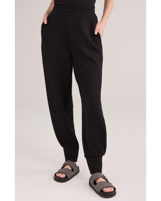 Varley Black The Slim Cuff Doublesoft Pants
