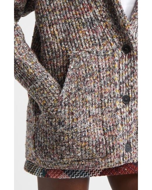 Missoni Brown Oversize Wool Blend