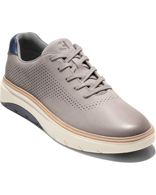 Cole Haan Gray Grandpro Featherarc Laser Sneaker for men