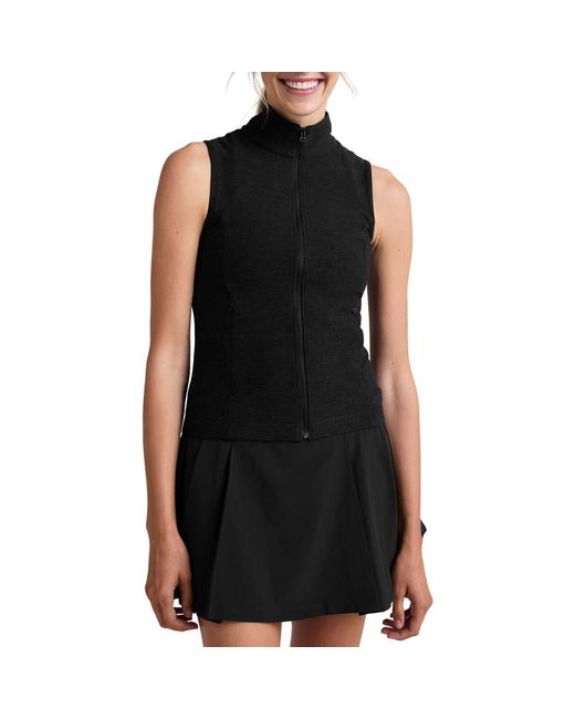 Beyond Yoga Black Venice Zip Vest