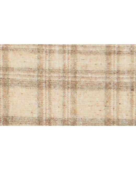 FRAME Natural Plaid Wool Blend Overshirt for men
