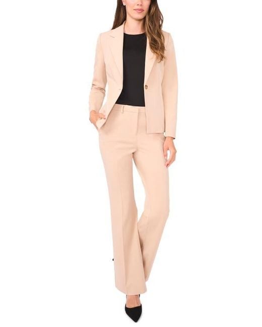 Halogen® Pink Clean One-Button Blazer