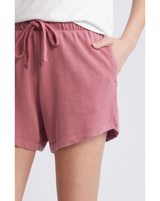 Treasure & Bond Red French Terry Shorts