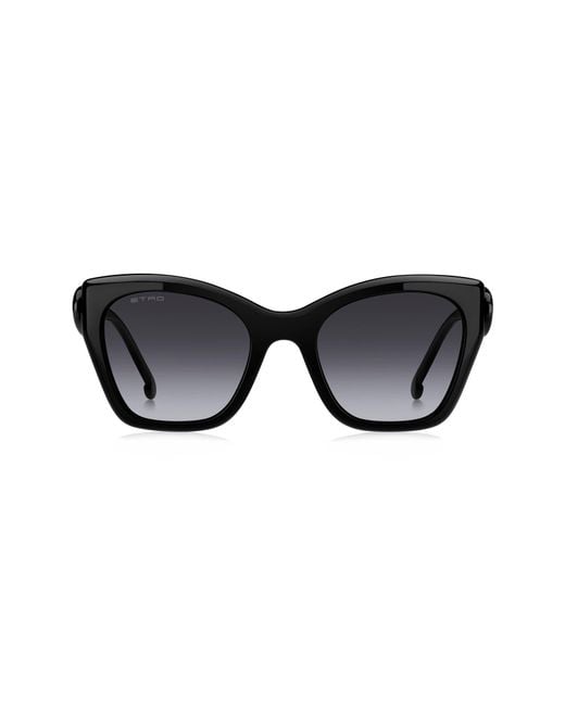 Etro Black 54Mm Gradient Cat Eye Sunglasses