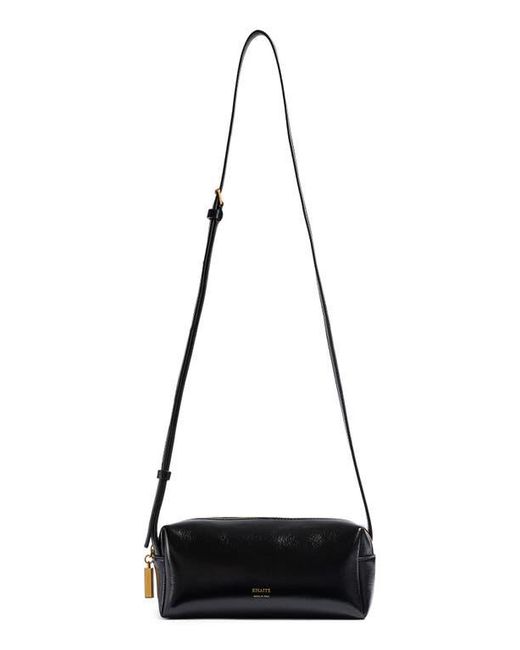 Khaite Black Mini Kye Leather Crossbody Bag