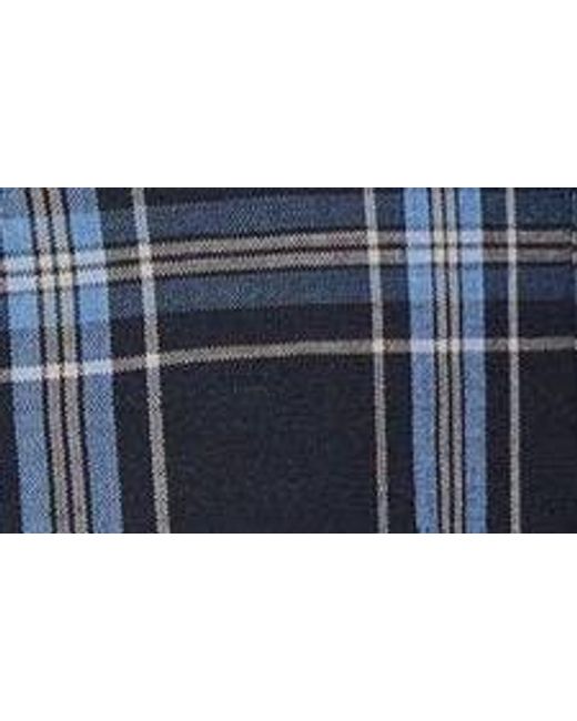 Thom Browne Blue Unstructured Straight Fit Plaid Cotton Sport Coat for men