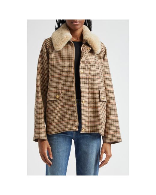 Jacket Faux Fur & Sherpa By Garage In Tan, Size: S