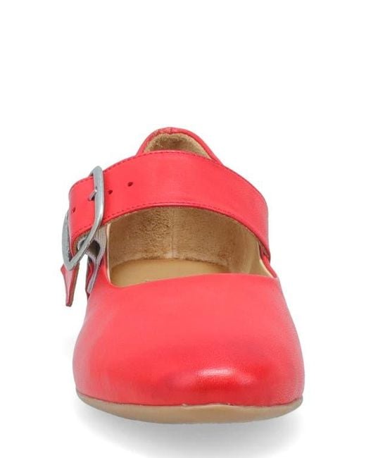 Miz Mooz Red Kaity Mary Jane Flat