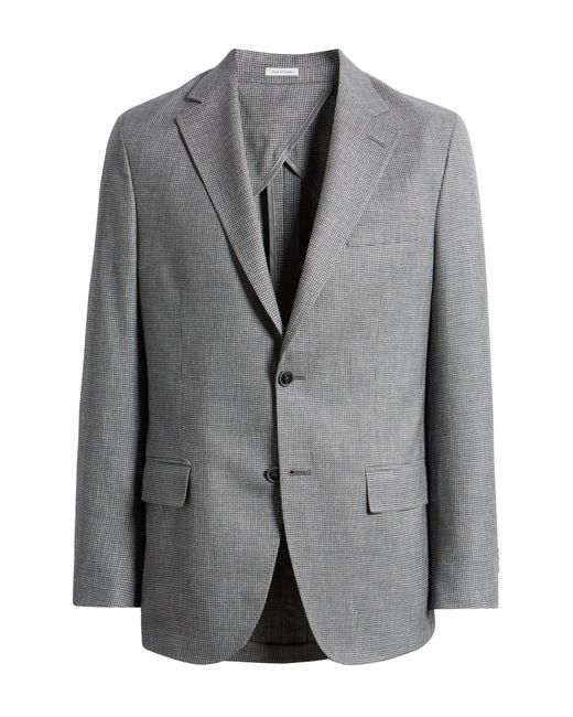 Peter Millar Tailored Fit Houndstooth Wool Sport Coat in Gray for Men ...