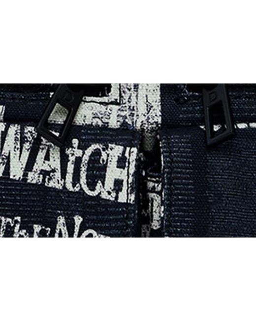 Desigual Black Cotton Canvas Shoulder Bag