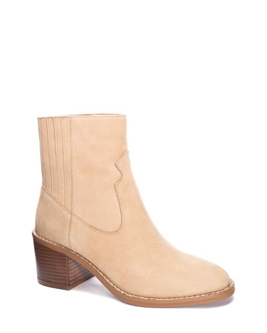 42 GOLD Natural Miley Western Bootie