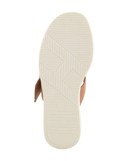 Spring Step Brown Seaport Slide Sandal