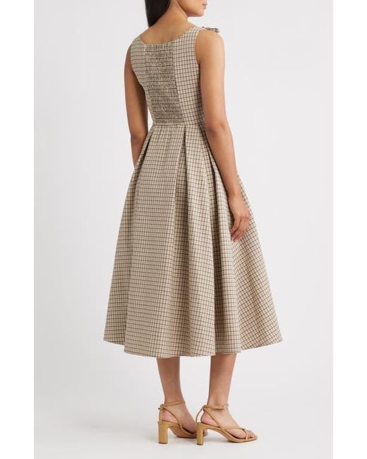 Moon River Women's Natural Plaid Tie Strap Sundress - www.toquedesaborminas.com.br Moon River Women's Natural Plaid Tie Strap Sundress - www.toquedesaborminas.com.br