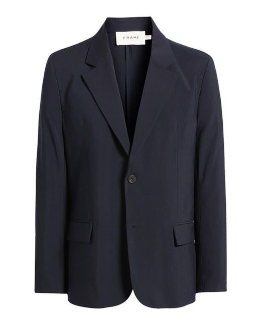 FRAME Blue Wool Blazer for men