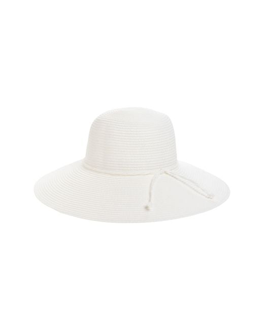 Nordstrom White Packable Floppy Sun Hat