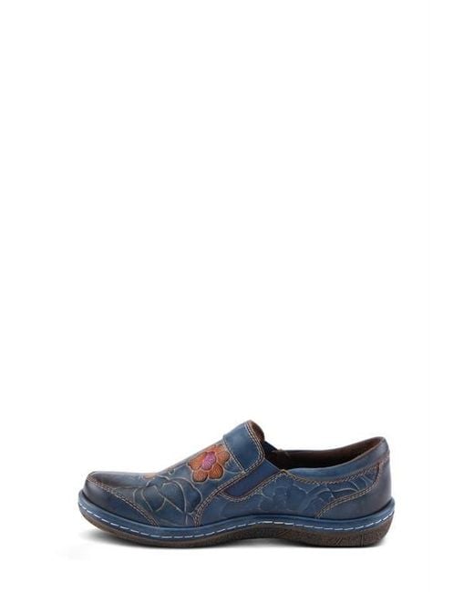 Spring Step Blue Annawan Loafer