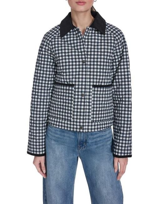 Levi's Blue Quilted Barn Jacket