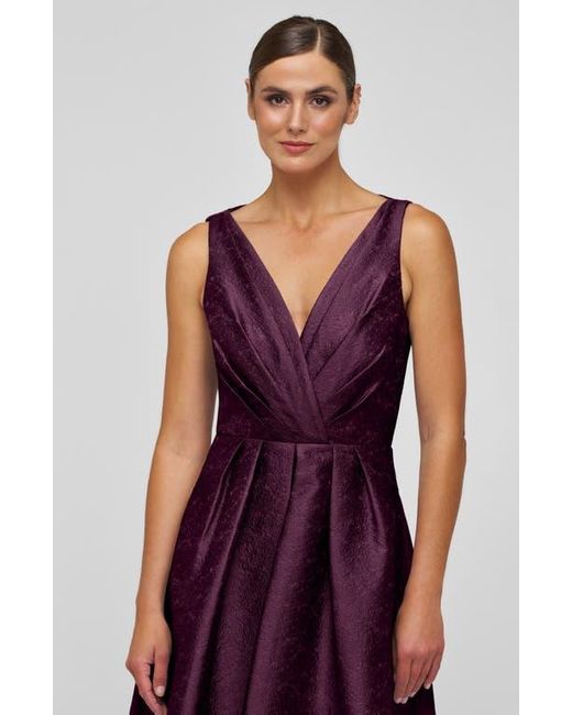 Kay Unger Purple Olivia Sleeveless Cocktail Dress