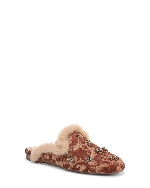 Circus by Sam Edelman Brown Tillie Faux Fur Trim Mule