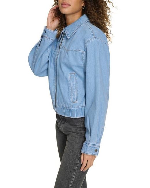 Levi's Blue Western Denim Bomber