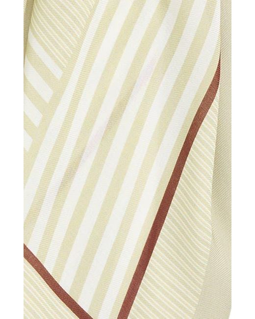 Rag & Bone Blue Pinstripe Square Scarf